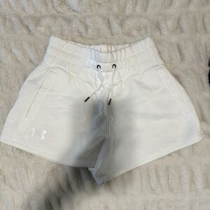 NWOT Under Armour Athletic White Shorts